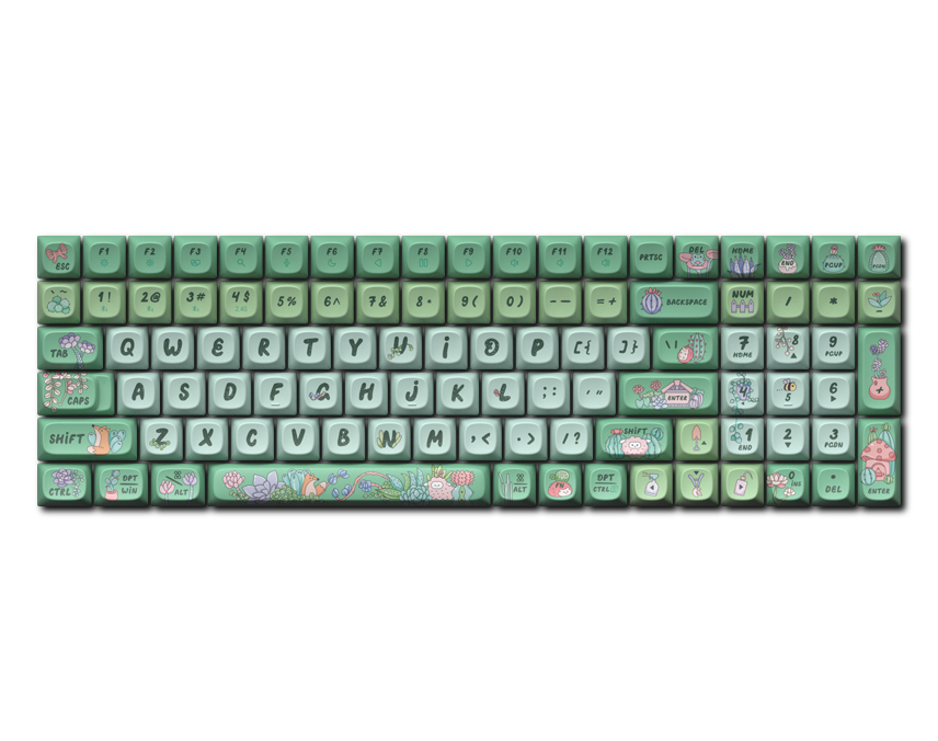 LOFREE TOUCH "Energy Station" Dye-Sub PBT Keycaps Set