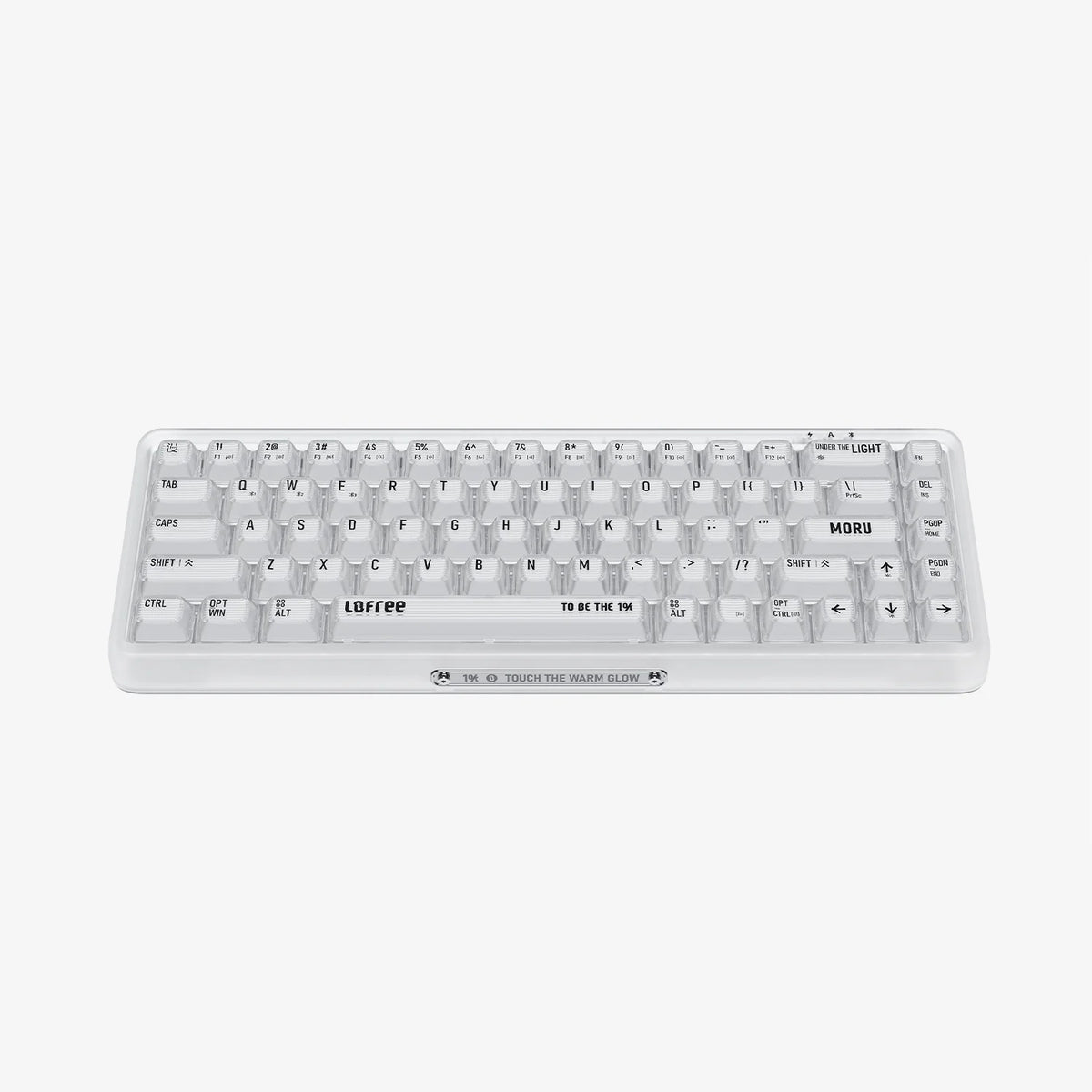 LOFREE 1% "Moru" Transparent Mechanical Keyboard