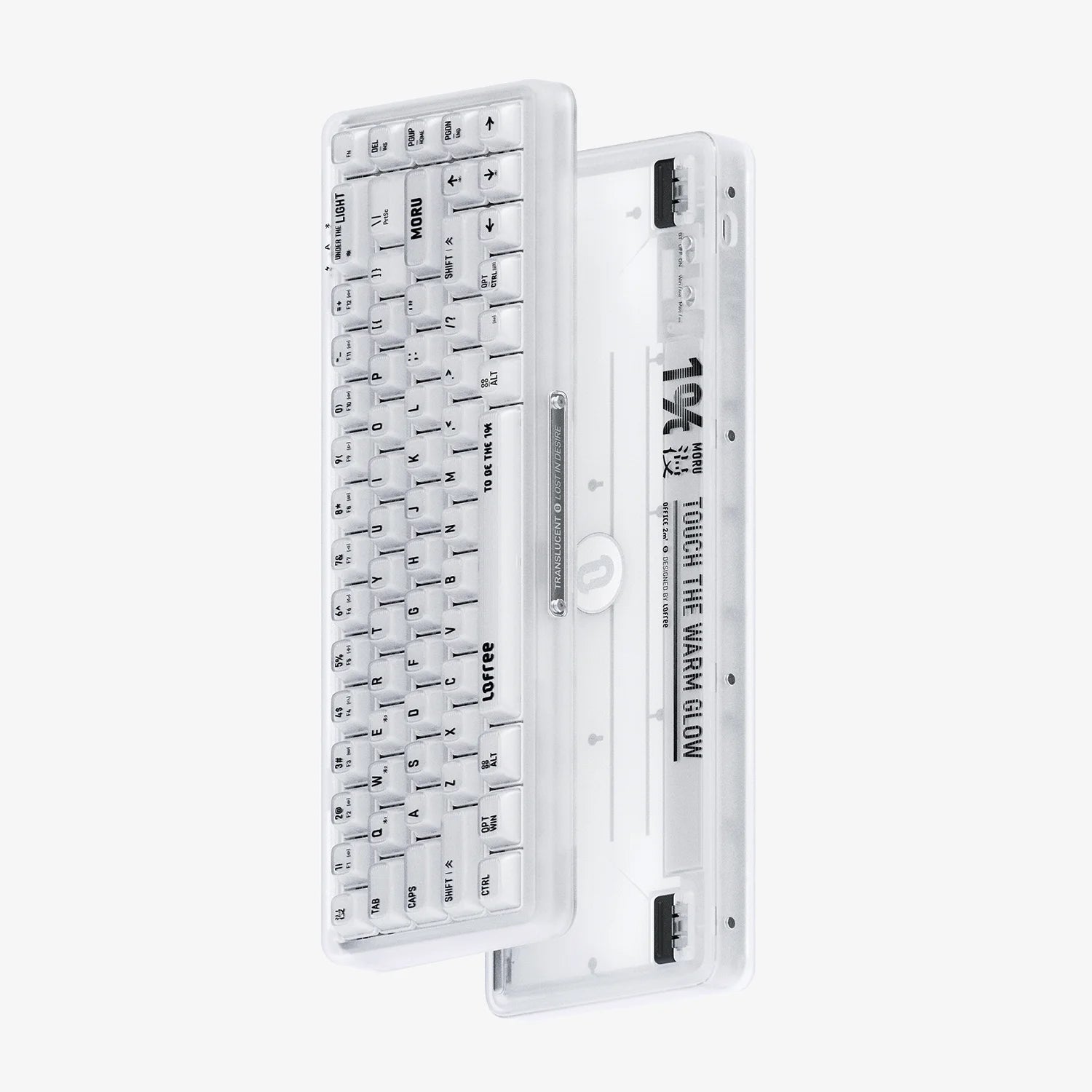 LOFREE 1%「モル」透明メカニカルキーボード