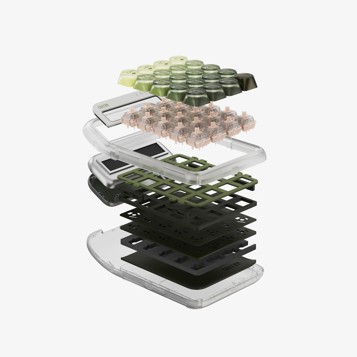 432Hz Polar Moss Tri-Mode Wireless Numpad