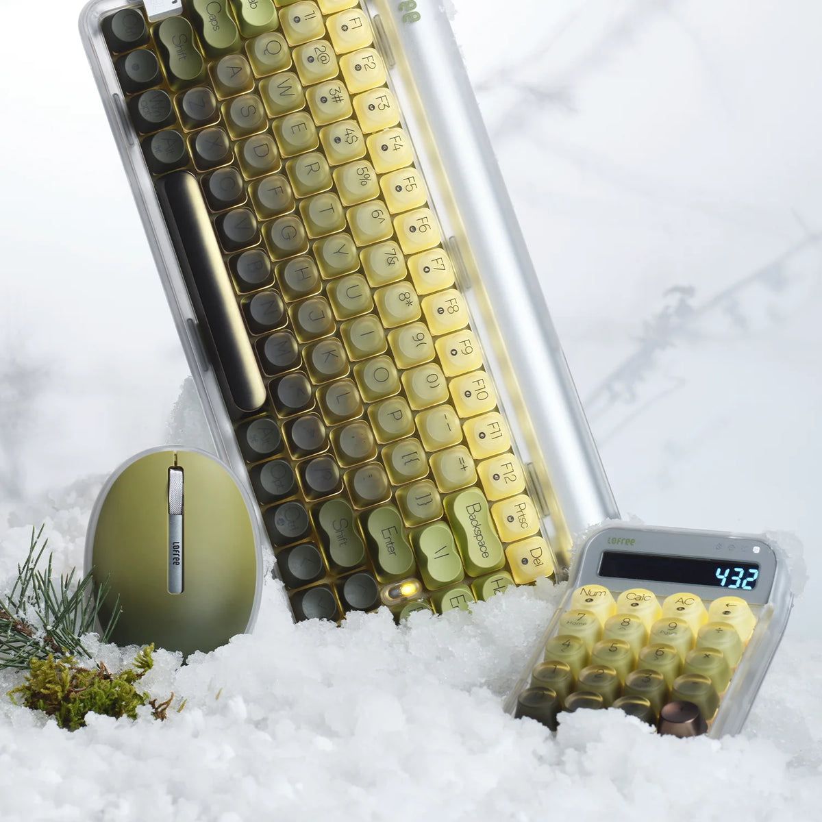 432Hz Polar Moss Tri-Mode Wireless Numpad