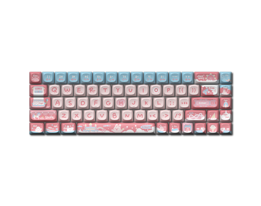 LOFREE TOUCH "Energy Station" Dye-Sub PBT Keycaps Set