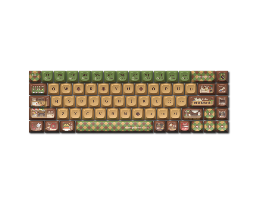 LOFREE TOUCH "Energy Station" Dye-Sub PBT Keycaps Set