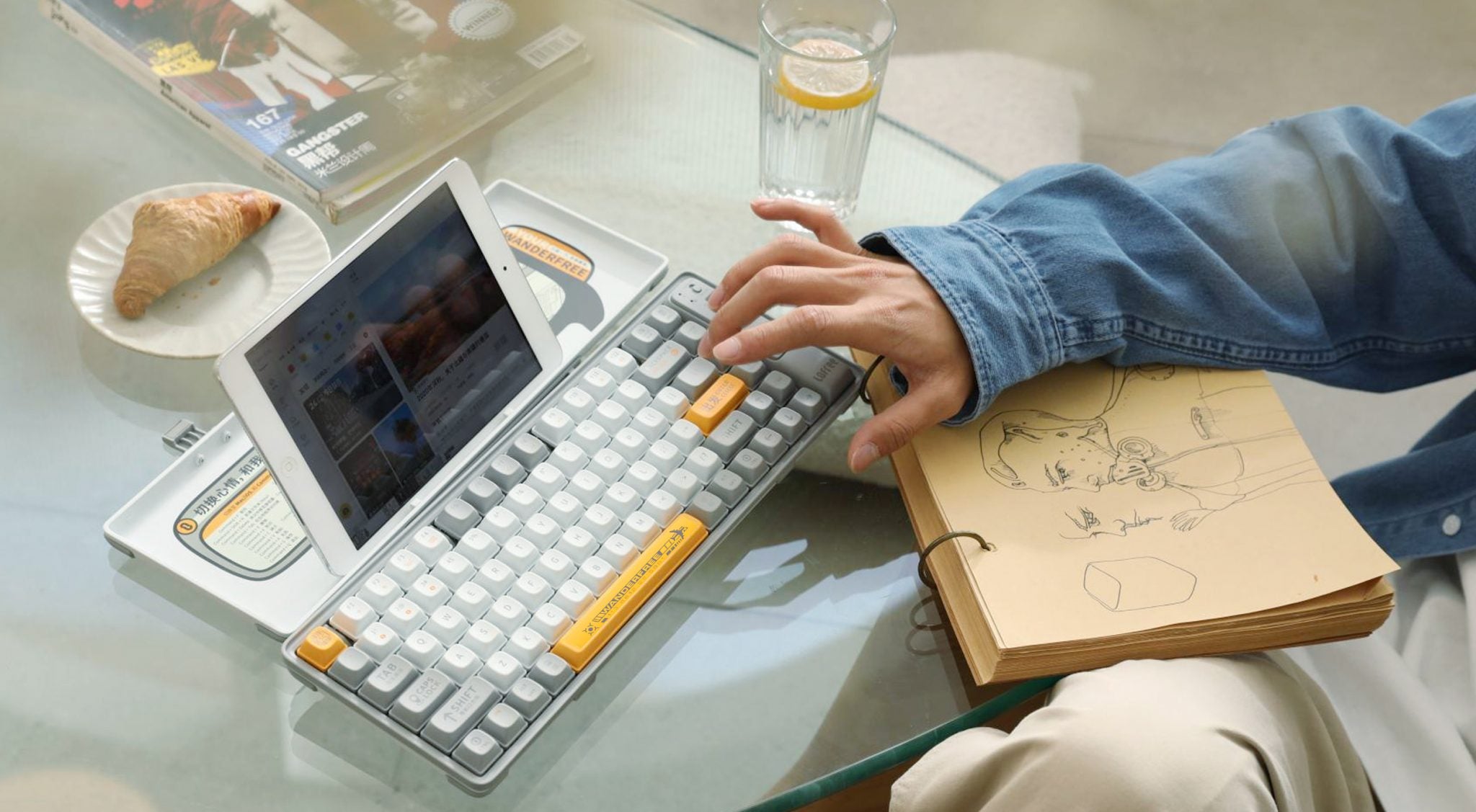 Hit the Road with Lofree Portable Mechanical Keyboard