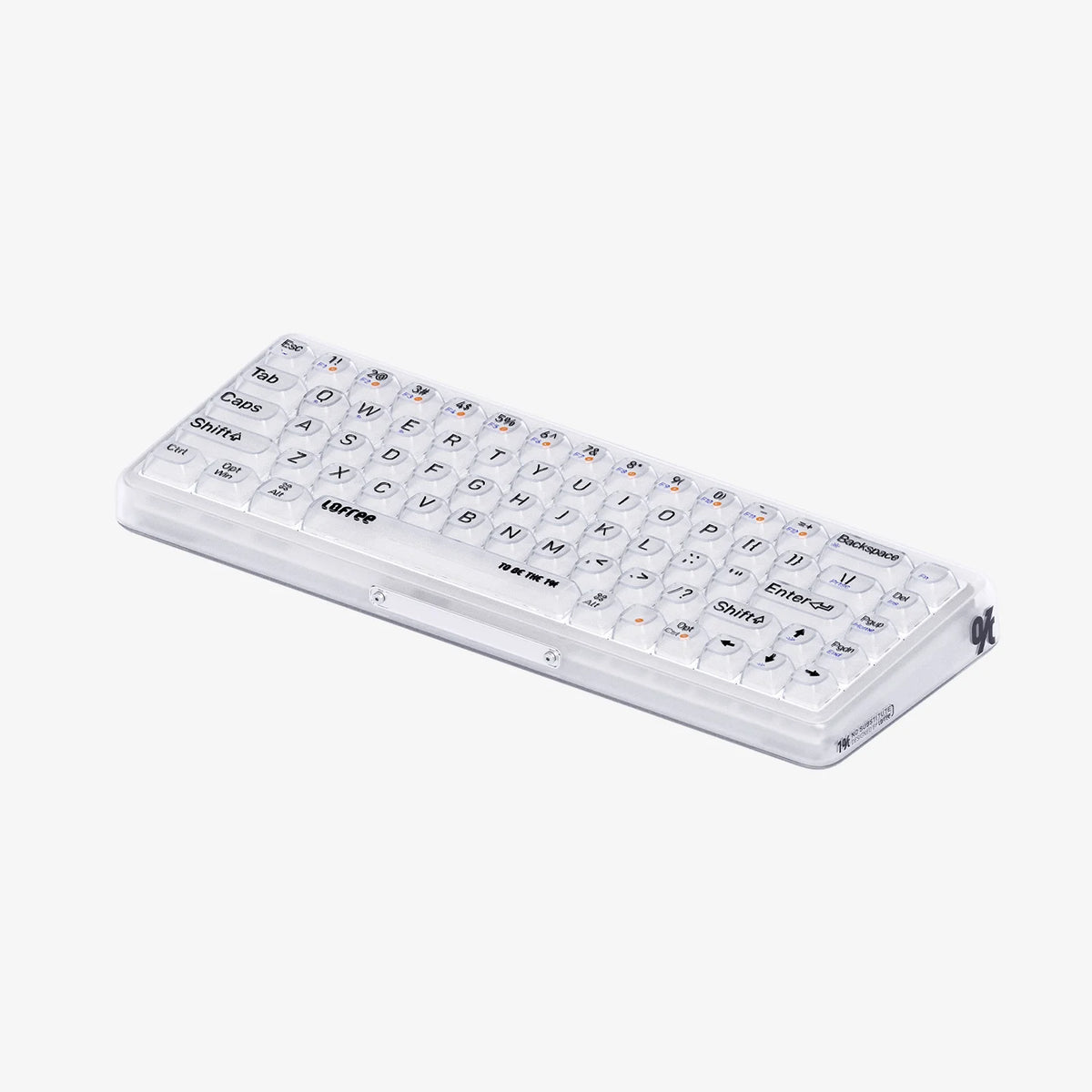 LOFREE 1% "Misty" Semi Transparent Frosted Mechanical Keyboard