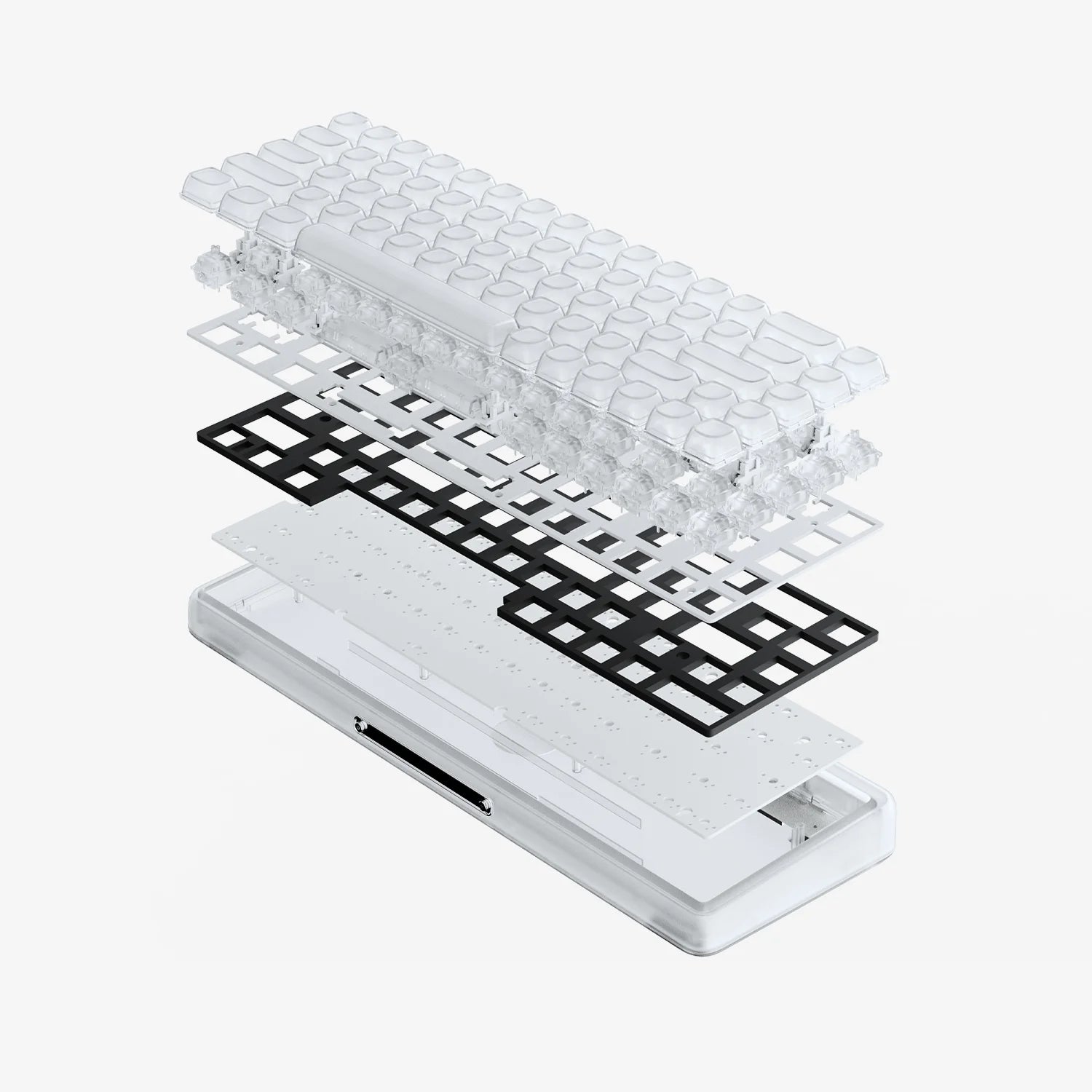 LOFREE 1%「Misty」半透明つや消しメカニカルキーボード
