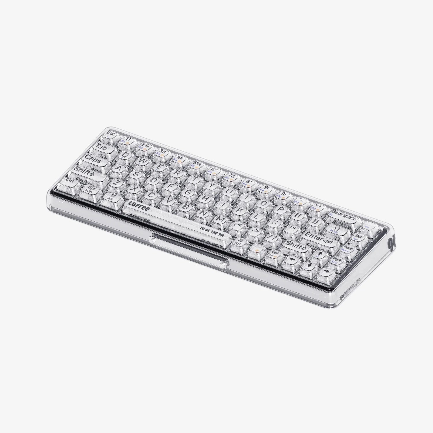 LOFREE 1%「Nature」透明キーボード 1% Transparent Mechanical Keyboard