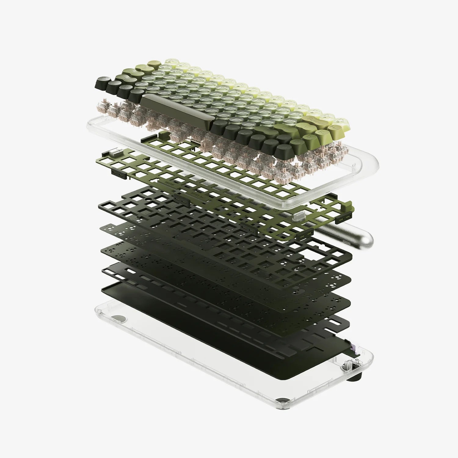 432Hz Polar Moss Mechanical Keyboard