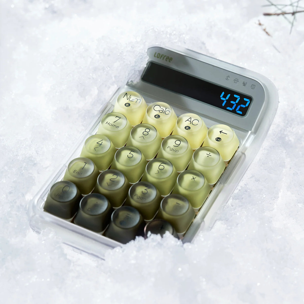 432Hz Polar Moss Tri-Mode Wireless Numpad