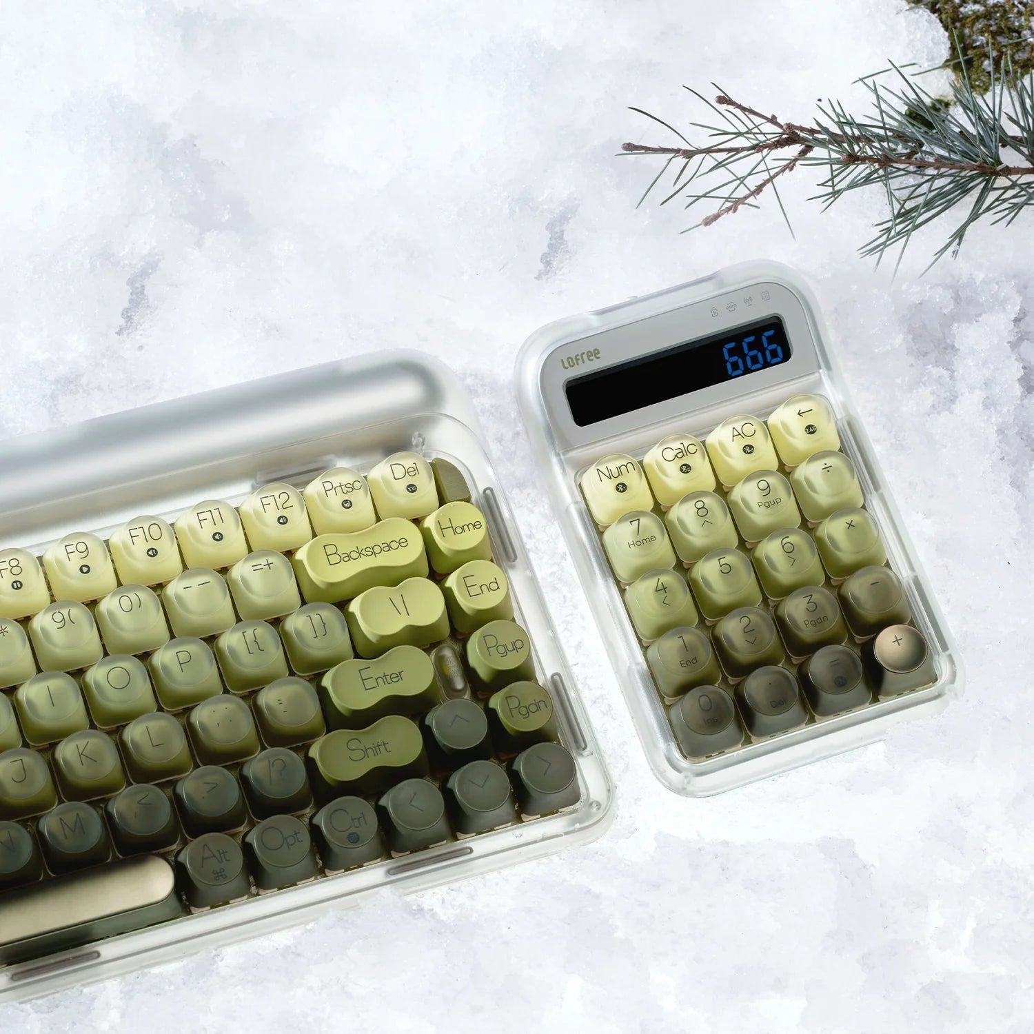 432Hz Polar Moss Tri-Mode Wireless Numpad