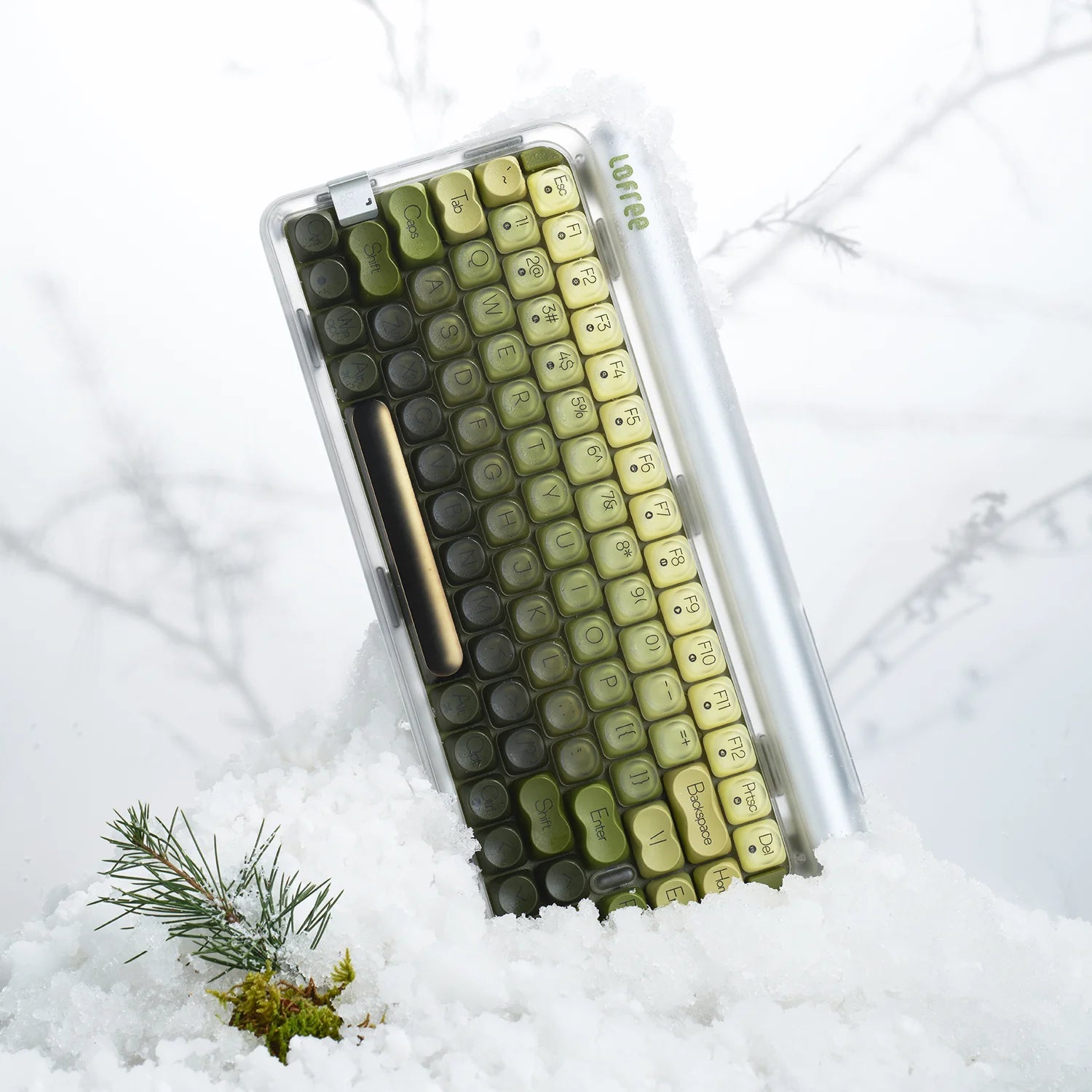 432Hz Polar Moss Mechanical Keyboard
