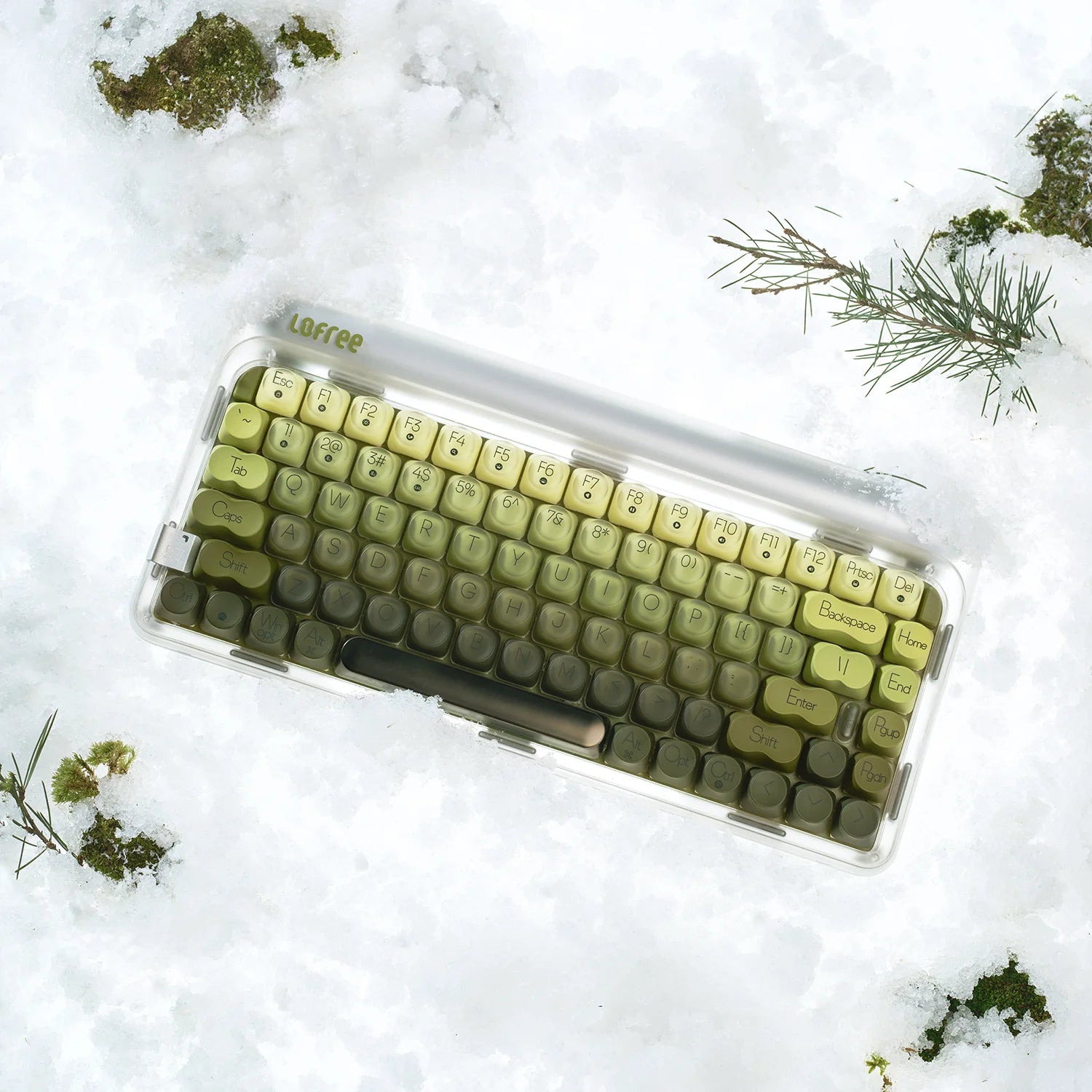 432Hz Polar Moss Mechanical Keyboard