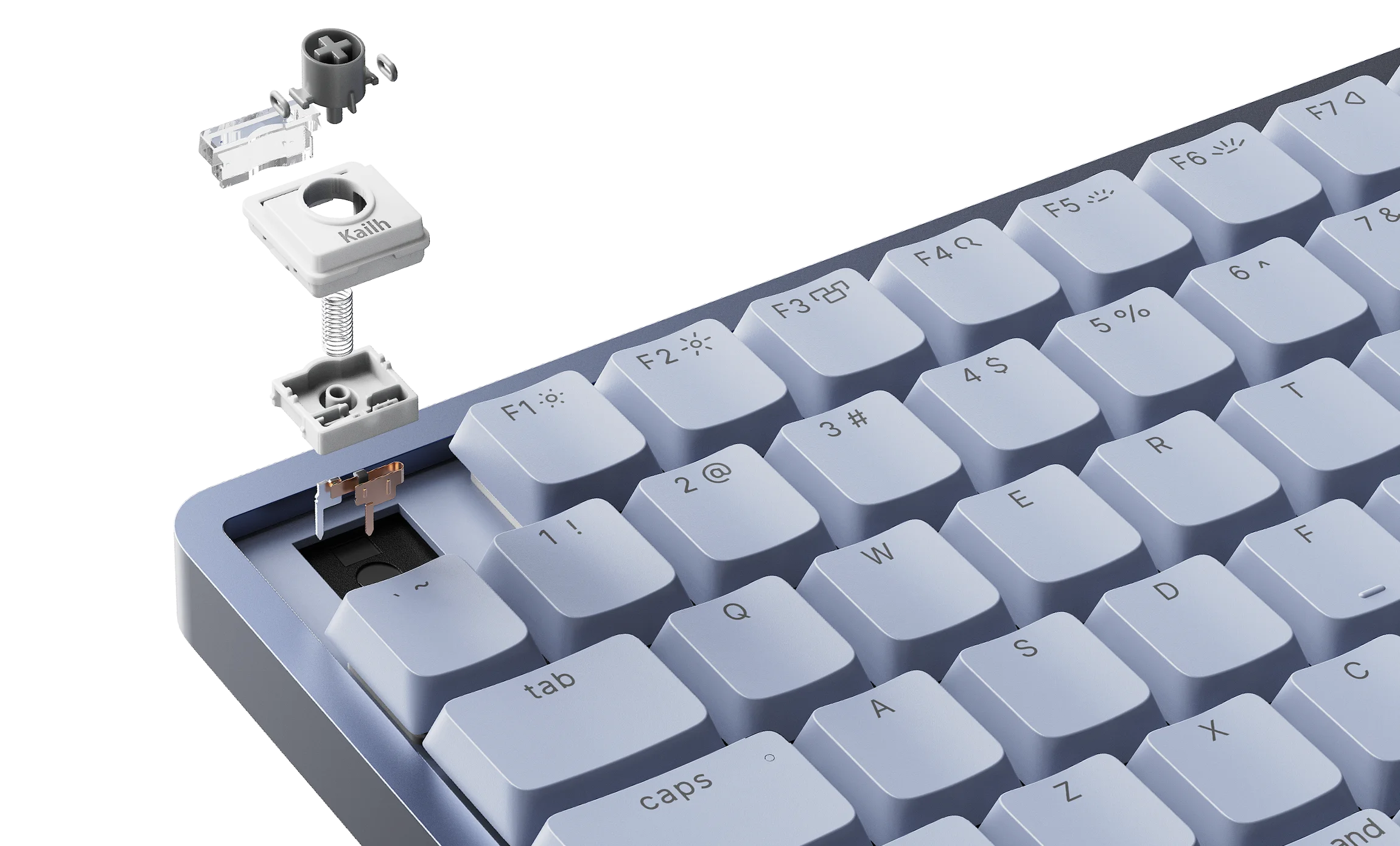 Switches Cloud Surfer del teclado Lofree Flow 2 para Mac
