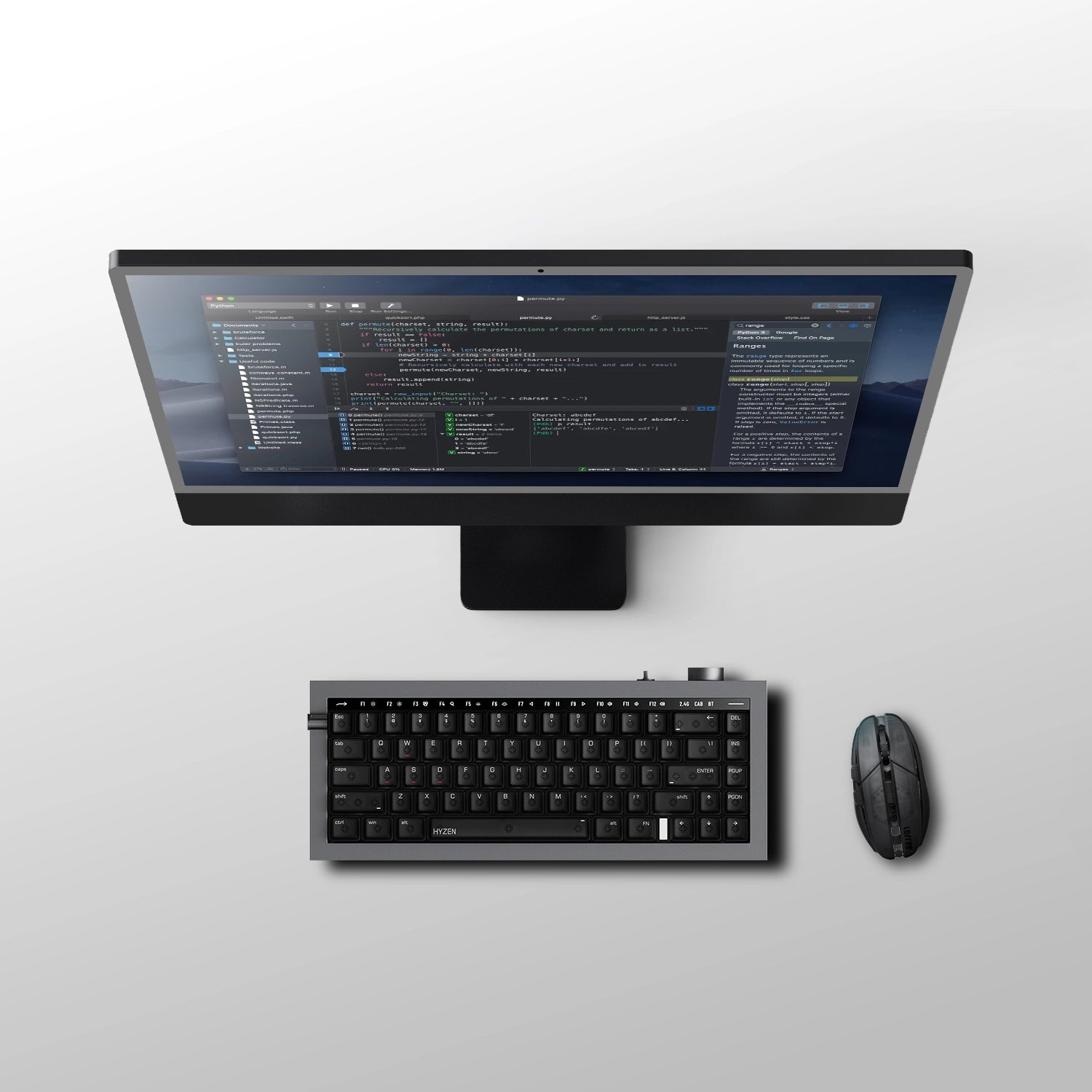 Hyzen, World's First Mechanical Magnetic Keyboard. Hyzen, World's First Mechanical Magnetic Keyboard.