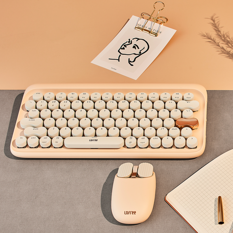 LOFREE DOT「ミルクティー」メカニカルキーボード